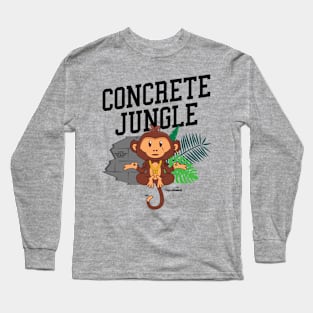 Concrete Jungle - TrapMonkie Long Sleeve T-Shirt